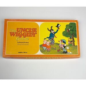 Vintage 1971 The Uncle Wiggily Board Game Parker Brothers Howard Garis -Complete